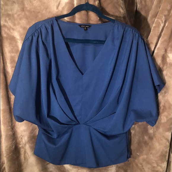 Naked Zebra Blue Blouse - Picture 1 of 6